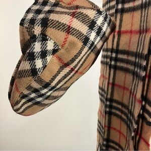 Burberry London Wool Newsboy Cap | Early 2000s